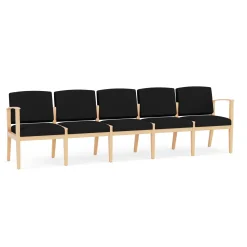Mason Street Wood 5 Seat Sofa in Standard Upholstery