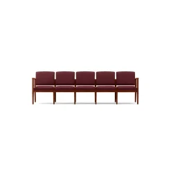 Mason Street Wood 5 Seat Sofa in Standard Upholstery