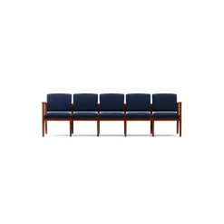 Mason Street Wood 5 Seat Sofa in Standard Upholstery