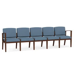 Mason Street Wood 5 Seat Sofa in Standard Upholstery