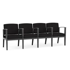 Mason Street Wood 4 Seat Sofa with Center Arms in Standard Upholstery
