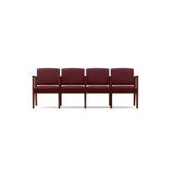 Mason Street Wood 4 Seat Sofa with Center Arms in Standard Upholstery