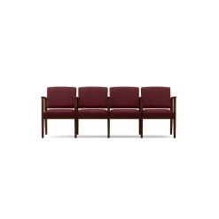Mason Street Wood 4 Seat Sofa with Center Arms in Standard Upholstery