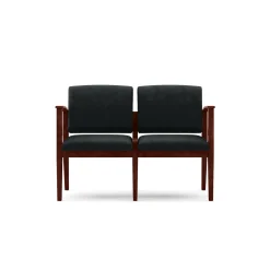 Mason Street Wood 2 Seat Sofa in Premium Upholstery
