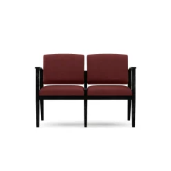 Mason Street Wood 2 Seat Sofa in Premium Upholstery