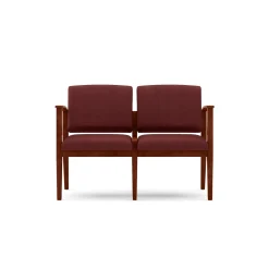 Mason Street Wood 2 Seat Sofa in Premium Upholstery