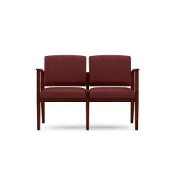 Mason Street Wood 2 Seat Sofa in Premium Upholstery