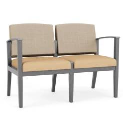 Mason Street Wood 2 Seat Sofa in Premium Upholstery