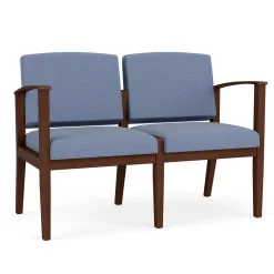 Mason Street Wood 2 Seat Sofa in Premium Upholstery