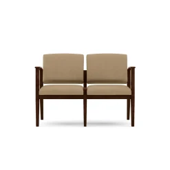 Mason Street Wood 2 Seat Sofa in Premium Upholstery