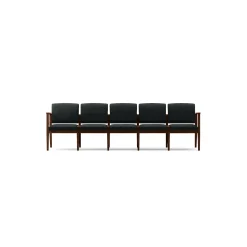 Mason Street Wood 5 Seat Sofa in Premium Upholstery