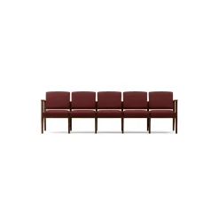 Mason Street Wood 5 Seat Sofa in Premium Upholstery