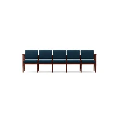 Mason Street Wood 5 Seat Sofa in Premium Upholstery