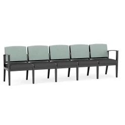 Mason Street Wood 5 Seat Sofa in Premium Upholstery