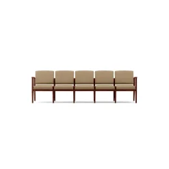 Mason Street Wood 5 Seat Sofa in Premium Upholstery