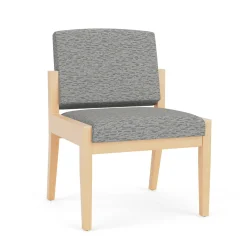 Mason Street Wood Armless Guest Chair in Standard Upholstery