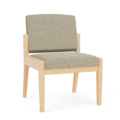 Mason Street Wood Armless Guest Chair in Standard Upholstery