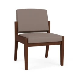 Mason Street Wood Armless Guest Chair in Standard Upholstery