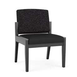 Mason Street Wood Armless Guest Chair in Standard Upholstery