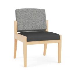 Mason Street Wood Armless Guest Chair in Standard Upholstery