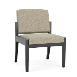 Mason Street Wood Armless Guest Chair in Standard Upholstery