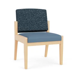 Mason Street Wood Armless Guest Chair in Standard Upholstery