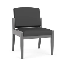 Mason Street Wood Armless Guest Chair in Standard Upholstery