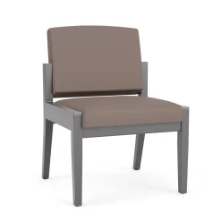 Mason Street Wood Armless Guest Chair in Standard Upholstery