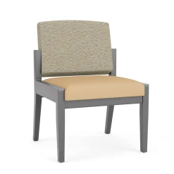 Mason Street Wood Armless Guest Chair in Standard Upholstery
