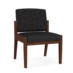 Mason Street Wood Armless Guest Chair in Standard Upholstery