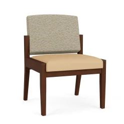 Mason Street Wood Armless Guest Chair in Standard Upholstery