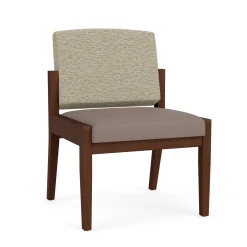 Mason Street Wood Armless Guest Chair in Standard Upholstery