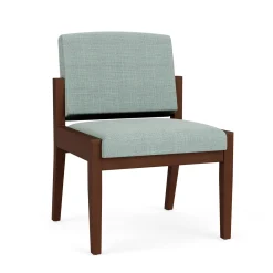Mason Street Wood Armless Guest Chair in Premium Upholstery