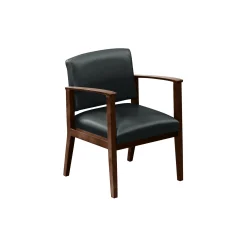 Mason Street Wood Guest Chair in Premium Upholstery
