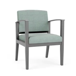 Mason Street Wood Guest Chair in Premium Upholstery
