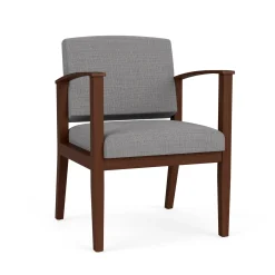 Mason Street Wood Guest Chair in Premium Upholstery