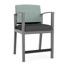 Mason Street Wood Hip Chair in Premium Upholstery