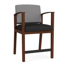Mason Street Wood Hip Chair in Premium Upholstery