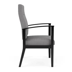 Mason Street Wood Oversize Patient Chair in Premium Upholstery