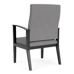 Mason Street Wood Oversize Patient Chair in Premium Upholstery