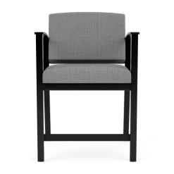 Mason Street Wood Oversize Hip Chair in Premium Upholstery