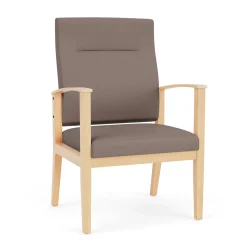 Mason Street Wood Oversize Patient Chair in Standard Upholstery