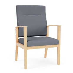 Mason Street Wood Oversize Patient Chair in Standard Upholstery