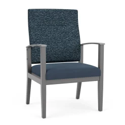 Mason Street Wood Oversize Patient Chair in Standard Upholstery