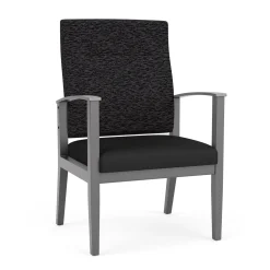 Mason Street Wood Oversize Patient Chair in Standard Upholstery