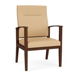 Mason Street Wood Oversize Patient Chair in Standard Upholstery
