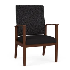 Mason Street Wood Oversize Patient Chair in Standard Upholstery