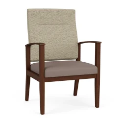 Mason Street Wood Oversize Patient Chair in Standard Upholstery