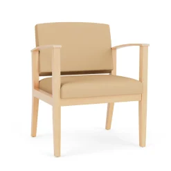 Mason Street Wood Oversized Guest Chair in Standard Upholstery