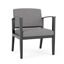 Mason Street Wood Oversized Guest Chair in Premium Upholstery